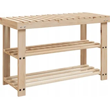 Botník Botník s lavicí Vida 70 x 45 x 29 cm akácie