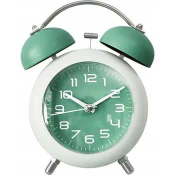 Budík BUDÍK HODINY HLASNÝ MULTIFUNKČNÍ KLASICKÝ ZVUK ZELENÝ