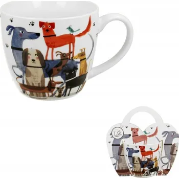 Hrnek Duo Psi na procházce porcelánový 460 ml