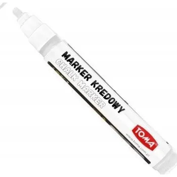 Křídový popisovač na tabule TOMA TO-292 4,5 mm bílý