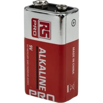 Článková baterie Baterie 9 V Alkalická 6LR61 0.55Ah RS PRO PP3