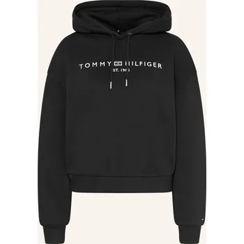 Dámská mikina Tommy Hilfiger Dámská Mikina S Kapucí, černá, 42
