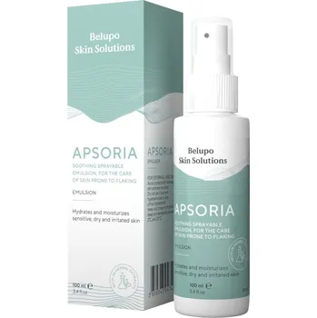 Tělový sprej Belupo Skin Solutions Apsoria zklidňující a hydratační emulze 100 ml