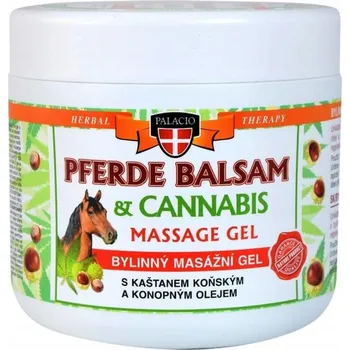 Masážní přípravek Gel Palacio na bolesti svalů a kloubů Koňská mast s konopím 600 ml