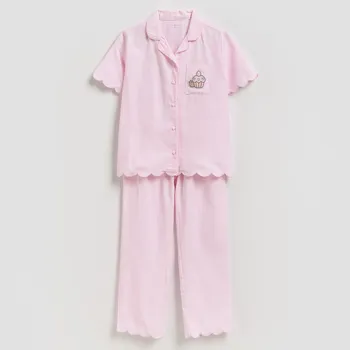 Reserved - Dvoudílné pyžamo Pusheen - pastelově růžová - 631IN-03X - 631IN-03X-U14