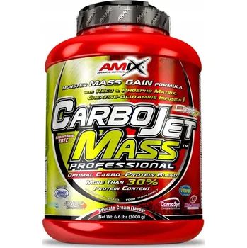 Protein AMIX CARBOJET MASS PROFESSIONAL GAINER 3000g - Sacharidovo-proteinový přípravek pro nárůst svalové hmoty