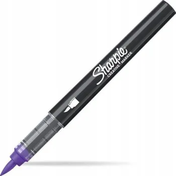 KREATIVNÍ AKRYLOVÝ POPISOVAČ / ZDOBÍCÍ FIXA S BRUSHPEN ŠPIČKOU SHARPIE FIALOVÁ