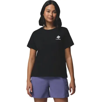 Dámské tričko Columbia Rolling Bend Graphic SS W 2120021009 - black/stacked gem mini L