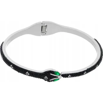 Náramek Dámský náramek z chirurgické oceli HAD černý KZR324