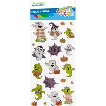 samolepka HALLOWEENSKÉ DEKORAČNÍ SAMOLEPKY - DUCHOVÉ