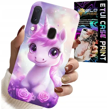 Pouzdro na mobilní telefon POUZDRO pro SAMSUNG GALAXY A40 - SLADKÝ JEDNOROŽEC, dětské pouzdro