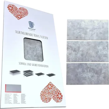 Fliesana 61 x 30,5 cm 3 kusy světle šedý beton