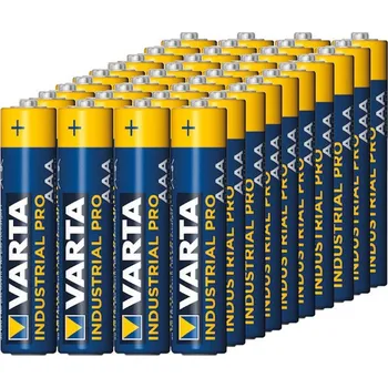 Článková baterie 40 x alkalická baterie Varta Industrial LR03 / AAA
