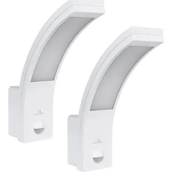 Venkovní osvětlení Senzorová LED lampa Maclean, PIR senzor pohybu, bílá, 10W, IP54, 750lm, neutrální bílá (4000K) MCE244 W