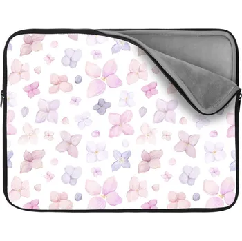 pouzdro na notebook Sablio Obal na notebook Malé fialové květy - 13"