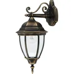 Nástěnné svítidlo Rabalux Toronto 8381 se závitem E27 a příkonem 60 W. Stupeň krytí IP44. Starozlatá barva