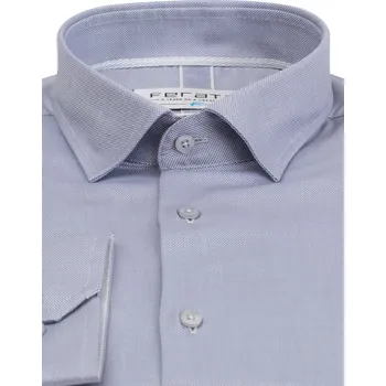 Pánská móda FERATT Pánská košile GABRIEL MODERN světle šedá Velikost: S