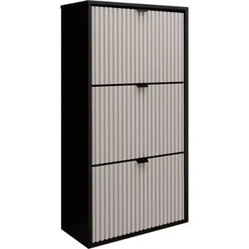 Botník Laro I stojací černá/kašmír/černá