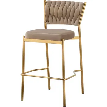 Jídelní set Barová židle Glamour 12515 béžová/zlatá