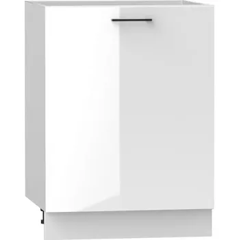 Kuchyňská Skříňka Oscar D60pc Pl bílá lesk/bílá