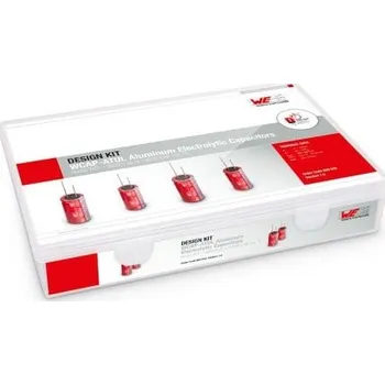 Sada nářadí Sada kondenzátorů 860040, počet kusů: 34, Průchozí otvor, obsah sady: hliníkové elektrolytické Wurth Elektronik