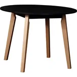Stůl ST-57 FI 90 černá/přírodní buk
