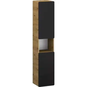 Koupelnový nábytek Vysoká skříňka Bronx 35 černý/dub