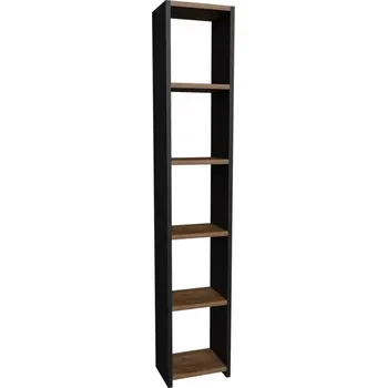 Obývací stěna Regál FD-6LCBBS-071 antracit/natural