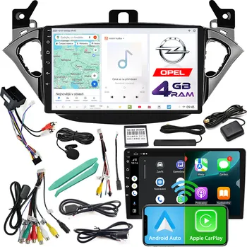 Auto Hi-Fi Autorádio NCS D9 Opel Adam 2012-2019 Android Navigace 4GB LTE