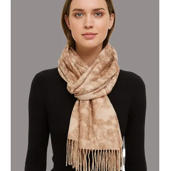 Šála Agrafka šála béžová 180 cm - dámská