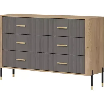 Ložnicová sestava Komoda Dante DT04 dub cremona/šedá