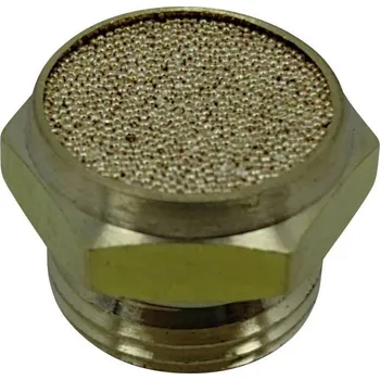Příslušenství pro vzduchotechniku TRU COMPONENTS pneumatický tlumič hluku TC-12770332 Vnější závit G3/8 15 bar mosaz 1 ks