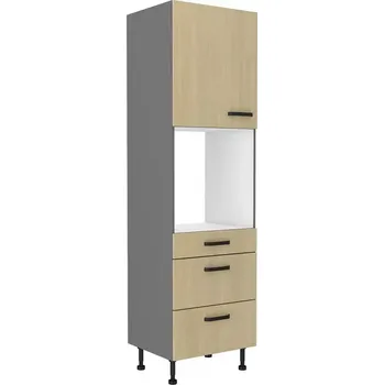 Kuchyňská skříňka Kuchyňská Skříňka SCANDI jedle/antracit 60dps-215 1f 3s