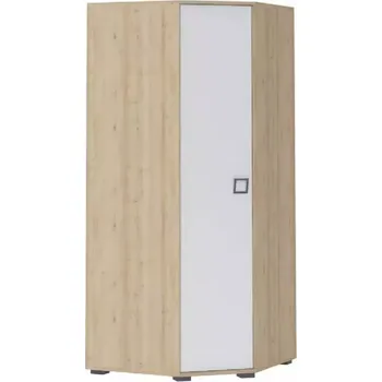 Dětský pokoj Rohová Skříň 3D3S Kiki GUG-BK/KI-15 beech/white
