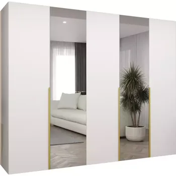 Předsíňová stěna Skříň Alicante II 250 bílá/zlatá