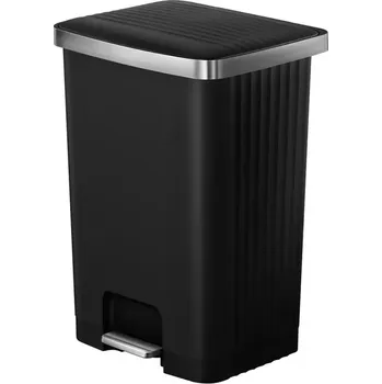 Odpadkový koš Eko Hanna 70l černý 638870