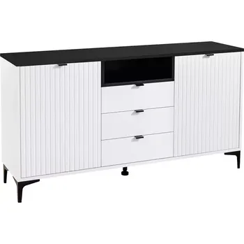 Kancelářská sestava Komoda Fabio 2D3S deska černá