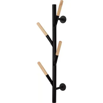 Nástěnný věšák GC5935 černá/přírodní