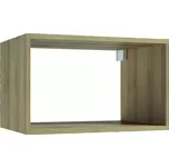 Otevřená koupelnová skříňka Kubik 60 hluboký lanýžový buk