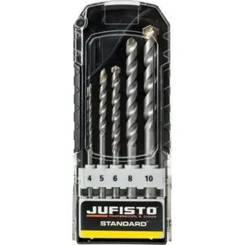 Vrták Sada vrtáků do betonu standard 4, 5, 6, 8,10 mm