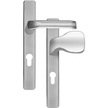 Vchodové dveře Klika gula dveří PVC stříbrná