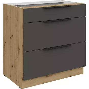 Kuchyňská skříňka Aria GR/AR Anti Fingerprint 80d 3s Bb