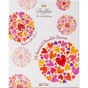 Čokoláda Dolfin sada 24 belgických mini čokolád