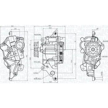 Motor automobilu Olejové čerpadlo MAGNETI MARELLI 351516000073