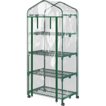 Skleník Fóliový skleník 69 x 50 x 165 cm | průhledný