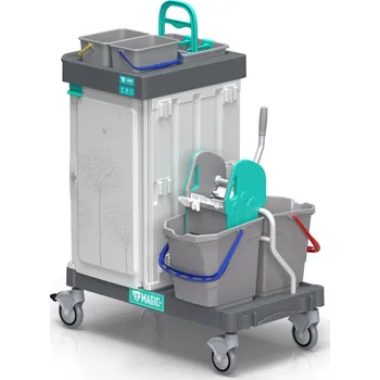 Úklidový vozík TTS Italy Úklidový vozík Magic Line 300S Vnitřní vaničky: 1x22l, Příruční kbelík/košík: bez