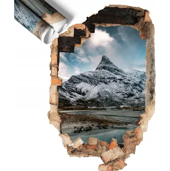 Obraz Samolepka na zeď Moderní do obýváku ložnice 40x60 cm Horská panorama