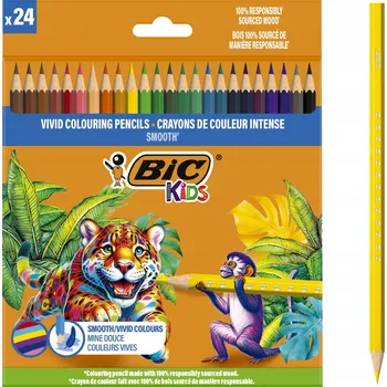 Pastelka Pastelky Bic Kids 24 ks