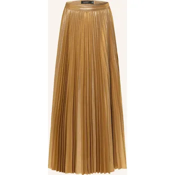 Dámská sukně Lauren Ralph Lauren Dámská Plisovaná Sukně, zlatá, 36