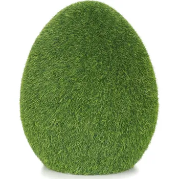 Obraz Figurka POLY vajíčko zelené 12x14 cm HOMLA